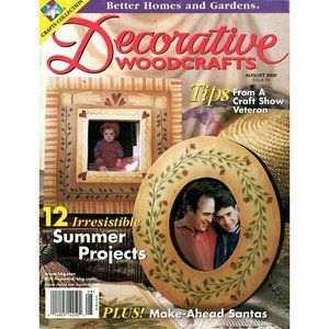 Better Homes and Gardens Decorative Woodcrafts Magazine August 2000